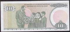 7.Emisyon 1.Tertip 10 Lira B33 578172 Çilaltı Çil