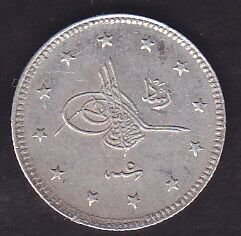 1327/5 Reşat 2 Kuruş Gümüş