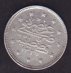 1327/5 Reşat 2 Kuruş Gümüş