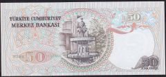 6.Emisyon 1.Tertip 50 Lira H80 165736 Ççt Çilaltı