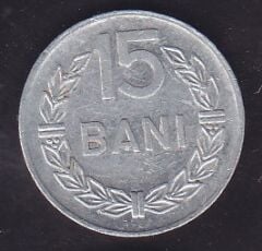 Romanya 15 Bani 1975