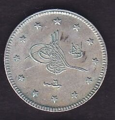 1327/6 Reşat 2 Kuruş Gümüş