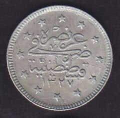 1327/6 Reşat 2 Kuruş Gümüş