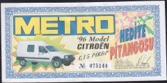 Metro Eşya Piyangosu 1996