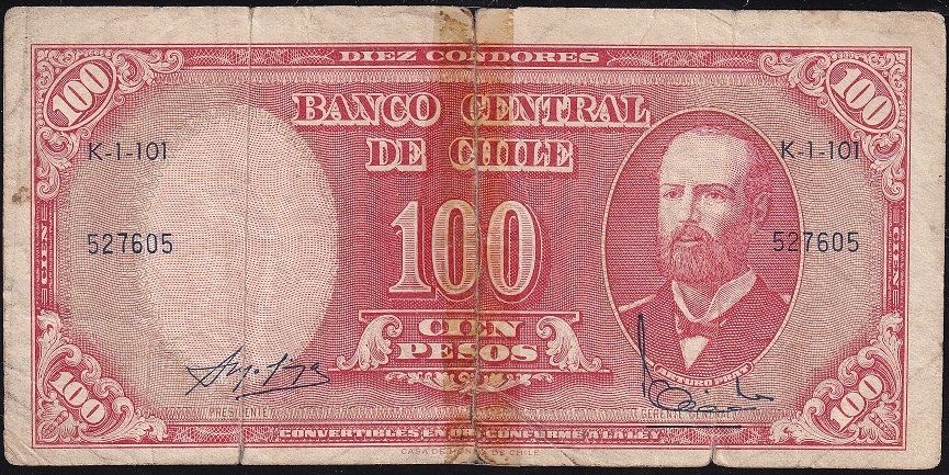 Şili 10 Centesimos 1960-1961 Haliyle