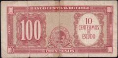 Şili 10 Centesimos 1960-1961 Haliyle