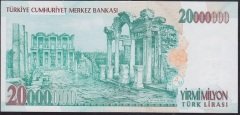 7.EMİSYON 20 000 000 LİRA A56 289936 ÇİLALTI ÇİL