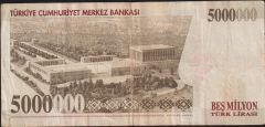 7.Emisyon 5 000 000 Lira G77 543144 Temiz