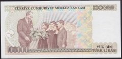 7.EMİSYON 1.TERTİP 100000 LİRA C36 446093 ÇİLALTI ÇİL