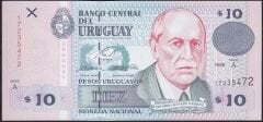 Uruguay 10 Pesos 1998 Çil Pick 81