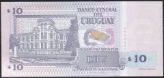 Uruguay 10 Pesos 1998 Çil Pick 81