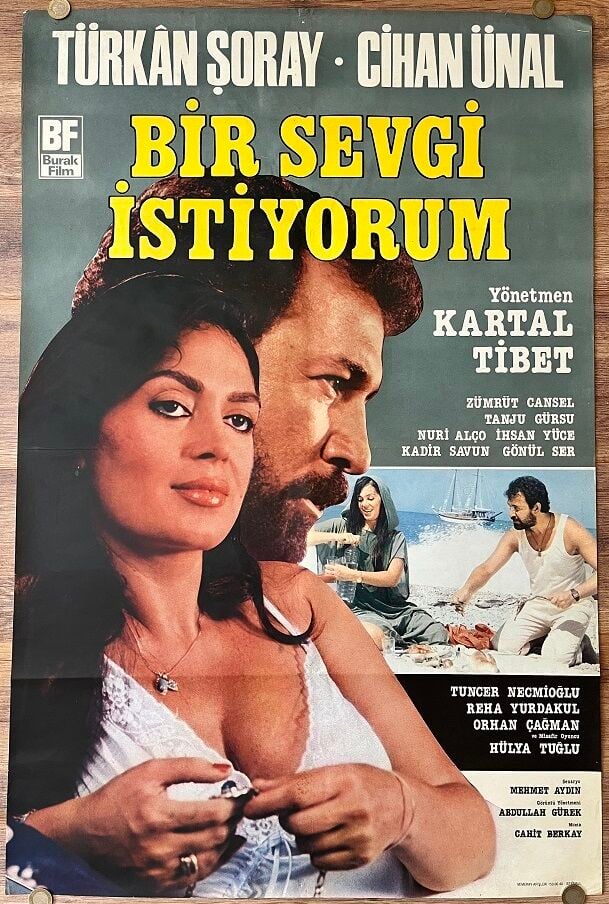 Türkan Şoray - Cihan Ünal - Bir Sevgi İstiyorum - Film Afişi