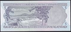 6.Emisyon 2.Tertip 5 Lira K69 194769 Çil