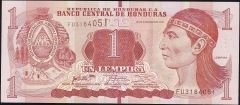 Honduras 1 Lempira 2016 Çil