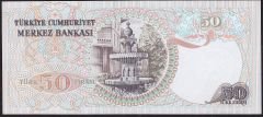 6.Emisyon 1.Tertip 50 Lira I01 143859 Çilaltı