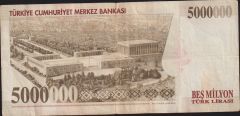 7.Emisyon 5 000 000 Lira G79 539575 Çok Temiz