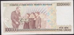 7.EMİSYON 1.TERTİP 100000 LİRA B85 558705 ÇÇT