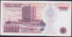 7.EMİSYON 1.TERTİP 20000 LİRA E80 517995 ÇİL
