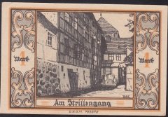 ALMANYA 1 MARK NOTGELD  1921 ÇİL