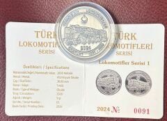 Türk Lokomotifleri Serisi 1 - Karakurt , Bozkurt Madalya 2024 Sertifikalı