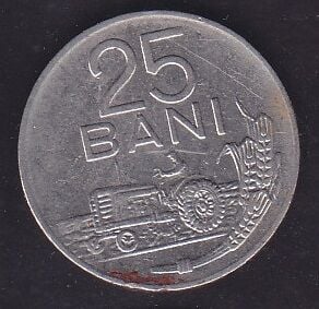 Romanya 25 Bani 1966