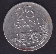 Romanya 25 Bani 1966