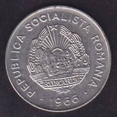 Romanya 25 Bani 1966