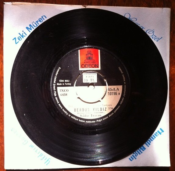 YILDIZ TEZCAN - BERDUŞ YILDIZ - UZAT SERÇE PARMAĞINI KORUMA KAPAKLI PLAK ÇOK ÇOK TEMİZ eski para değerleri