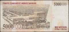 7.Emisyon 5 000 000 Lira C86 530866 Çok Temiz