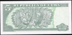 Küba 5 Pesos 2012 Çil Pick 116m