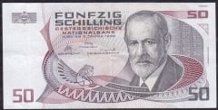 Avusturya 50 Şilin 1986 Çok Çok Temiz