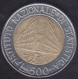 İTALYA 500 LİRET 1996 70.YIL