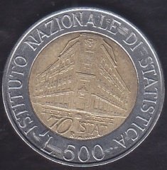 İTALYA 500 LİRET 1996 70.YIL