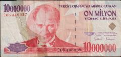 7.Emisyon 10 000 000 Lira C05 448337 Haliyle