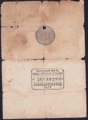 ABDULHAMİD 20 KURUŞ 1877 SERİ 56 39289 YUSUF MÜHÜRLÜ HALİYLE