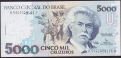 Brezilya 5000 Cruzeiros 1990 Çil Pick 232