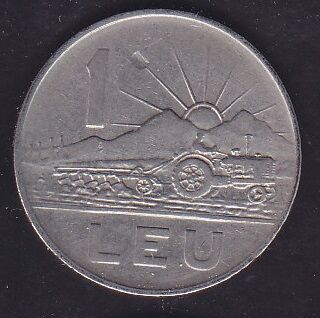 Romanya 1 Leu 1966