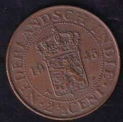 Hollanda Doğu Hint Adaları 2½ Cent 1945
