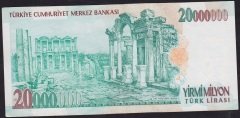 7.Emisyon 20 000 000 Lira J31 669406 Çok ÇoK Temiz+