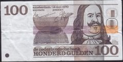 Hollanda 100 Gulden 1970 Çok Temiz