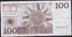 Hollanda 100 Gulden 1970 Çok Temiz