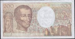 Fransa 200 Frank 1992 Çok Temiz+