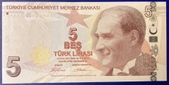 9.Emisyon 1.Tertip 5 Lira A233 432400 Çilaltı Çil