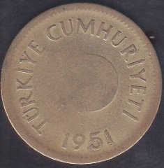 1951 YILI 25 KURUŞ eski para mezat