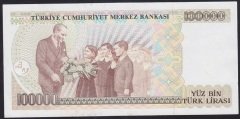 7.EMİSYON 1.TERTİP 100000 LİRA B30 614089 ÇİLALTI ÇİL