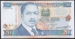 Kenya 20 Şiling 1996 Çil Pick 35a