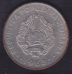 Romanya 1 Leu 1963