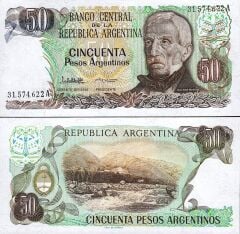 Arjantin 50 Pesos 1983 Çil Pick 314a