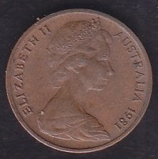 AVUSTRALYA 1 CENT 1981