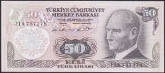 6.Emisyon 1.Tertip 50 Lira I15 737278 Çilaltı